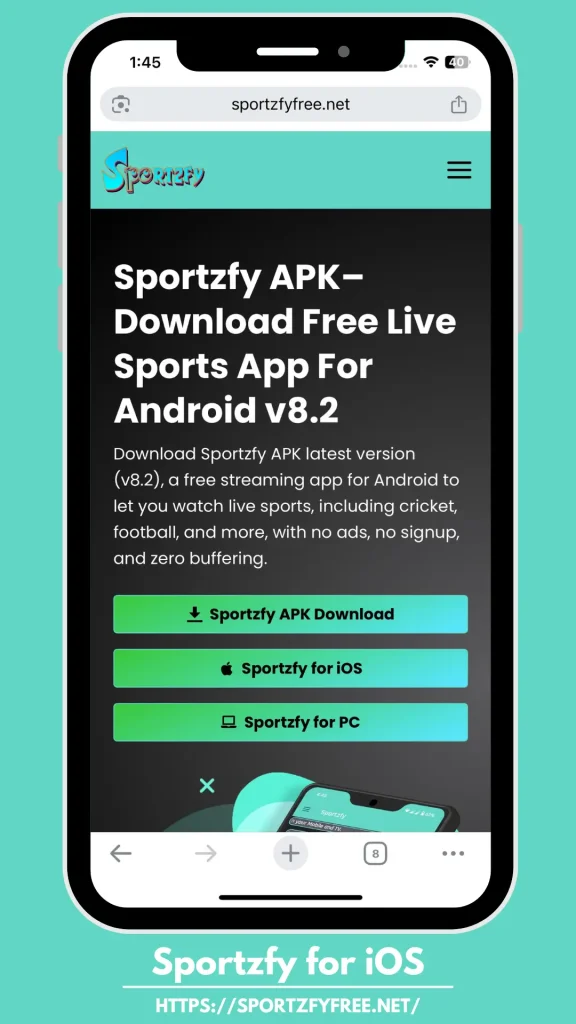 Sportzfy iOS
