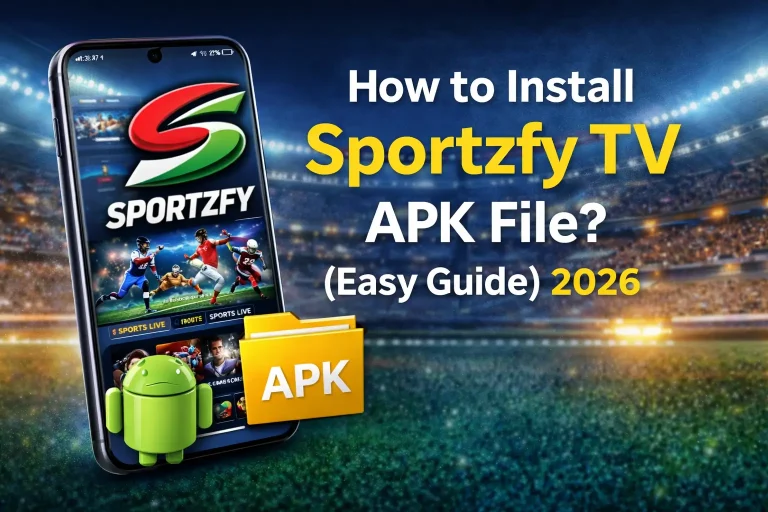 How to Install Sportzfy TV APK File?